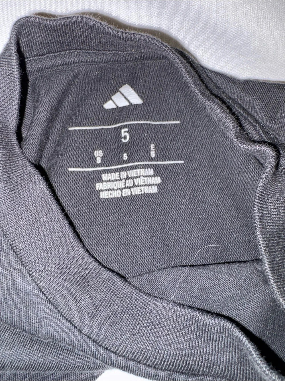 adidas black and Gray Camo Athletic Set with Black Stripes